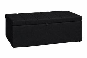 Recamier Calçadeira Baú Carla Para Quarto Cama Casal 140 cm Suede Preto Do Lar Móveis e Decoração Recamier Calçadeira Baú Carla Para Quarto Cama Casal 140 cm Suede Preto Do Lar Móveis e Decoração