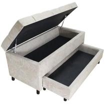 Recamier Com Auxiliar Solteirao Suede