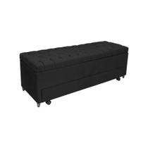 Recamier Com Auxiliar Solteiro King Suede(0.96X0.50)