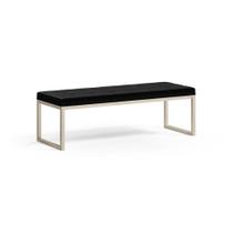 Recamier Confort Tam Queen 160 cm Base Preta Várias Cores - Datelli Design
