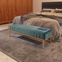 Recamier de Madeira Eucalipto, Estofado e Detalhe em Costura Valentin