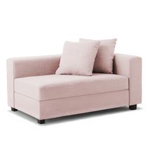 Recamier Divã Aspen 1,40m Suede Rosa Bebe - Inova Decorações Recamier Divã Aspen 1,40m Suede Rosa Bebe - Inova Decorações