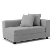 Recamier Divã Aspen 1,60m Linho Cinza - Inova Decorações Recamier Divã Aspen 1,60m Linho Cinza - Inova Decorações