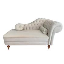 Recamier Divã Chaise Sofá Decorativo 1,6m Roma Sala de Estar
