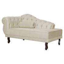 Recamier Divã Larissa Suede - Lado Direito - Diversas Cores - Ds Estofados