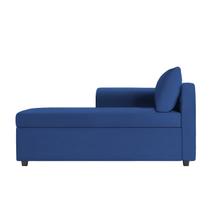 Recamier Divã Londres 140cm Suede Azul Marinho - Inova Decor Recamier Divã Londres 140cm Suede Azul Marinho - Inova Decor