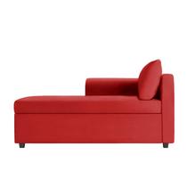 Recamier Divã Londres 140cm Suede vermelho - Inova Decor Recamier Divã Londres 140cm Suede vermelho - Inova Decor