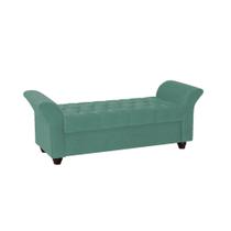 Recamier Divã Morabe P04 160 cm Suede Turquesa TCA 946 - Amarena Móveis