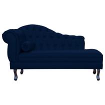 Recamier Divã Namoradeira Larissa Lado Direito Suede