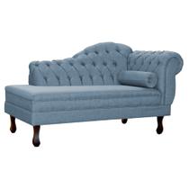 Recamier Divã Namoradeira Larissa Lado Esquerdo belo tok - Linho