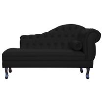 Recamier Divã Namoradeira Larissa Lado Esquerdo material sintético Cores - DS Estofados