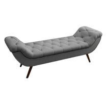 Recamier Divã Odessa P04 195 cm Suede - ADJ Decor