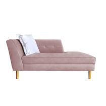 Recamier Divã Paris 1,40m Suede Rose - AM Interiores