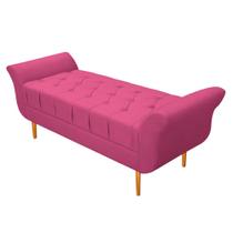 Recamier Estofado Ari 100 cm Solteiro Corano Pink - ADJ Decor