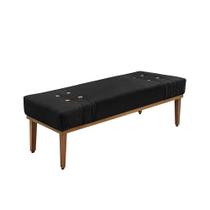 Recamier Genova 195 cm Luxo Suede com Madeira Maciça - SSX Multicoisas Recamier Genova 195 cm Luxo Suede com Madeira Maciça - SSX Multicoisas