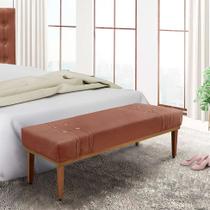Recamier Gênova Veludo Cobre 160 cm