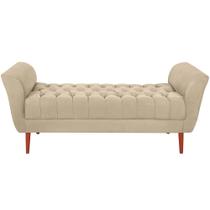 Recamier Grecia 150cm Suede Bege MPassos