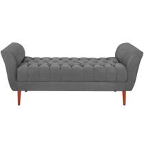 Recamier Grecia 150cm Suede Cinza Escuro MPassos