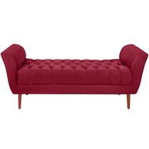 Recamier Grecia 150cm Suede Vermelho MPassos Recamier Grecia 150cm Suede Vermelho MPassos