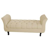 Recamier Grécia Calçadeira Decoração Moderno Quarto Sala Estar Jantar Suede - Topázio Decor