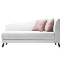 Recamier Heitor 160cm com Almofada Lado Esquerdo Suede - ADJ Decor