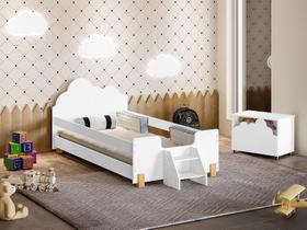 Recamier Paris com pés em madeira 1,85