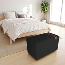 Recamier Puff Baú Organizador no Boucle com Cinto Caramelo Recamier Puff Baú Organizador no Boucle com Cinto Caramelo
