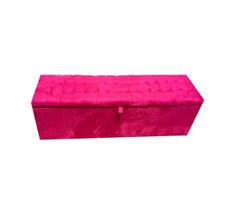 Recamier puff baú para cama box queen size - 1,58cm - rosa choque Recamier puff baú para cama box queen size - 1,58cm - rosa choque