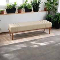 Recamier Puff Luxo Madeira Maciça Maya