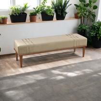 Recamier Puff Luxo Madeira Maciça Maya