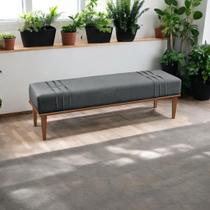 Recamier Puff Luxo Madeira Maciça Maya