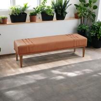 Recamier Puff Luxo Madeira Maciça Maya