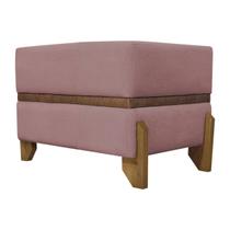 Recamier Puff Para Cama Quarto 50 cm Kodama Bouclé