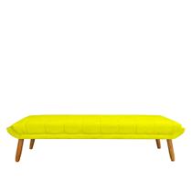 Recamier Realeza Suede Amarelo - D'Classe Decor