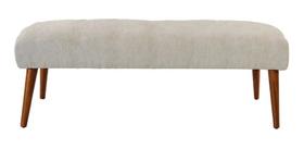 Recamier Rubi 1,20m Linho Bege - Dominic Decor