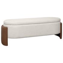 Recamier Sapateira Baú Império King Size 195cm Bouclê Facto - SOFA STORE