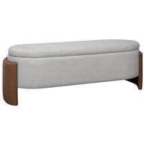 Recamier Sapateira Baú Império Queen Size 160cm Bouclê Facto - SOFA STORE