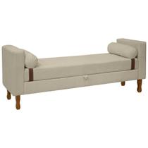 Recamier Sapateira Baú Pietro Casal 140cm Bouclê - SOFA STORE