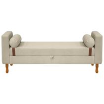 Recamier Sapateira Baú Pietro para Cama Box King Size 195cm Bouclê - SOFA STORE
