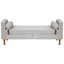 Recamier Sapateira Baú Pietro para Cama Box King Size 195cm Bouclê - SOFA STORE