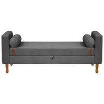 Recamier Sapateira Baú Pietro para Cama Box King Size 195cm Bouclê - SOFA STORE