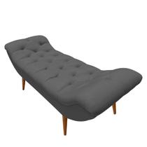 Recamier Sofá Chaise Calçadeira Sala Quarto 1,2 M Realeza