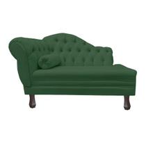 Recamier Sofá Direito Larissa 120cm Sala Suede Verde - INCASA DECOR