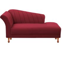 Recamier Sofá Divã Chaise Chesterfield Para Estúdio Fotografia Reunião Quarto Decoração 1.60 Iza Nanda Decor