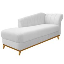 Recamier Vanessa 140cm Lado Esquerdo Corano Branco - Amarena Móveis