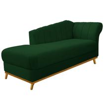 Recamier Vanessa 140cm Lado Esquerdo Suede Verde - Amarena Móveis Recamier Vanessa 140cm Lado Esquerdo Suede Verde - Amarena Móveis