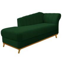 Recamier Vanessa 160cm Lado Esquerdo Suede Verde - Amarena Móveis