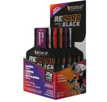 Recarb energy gel black 10x30g mix sabores - REIDRAT NUTRITION