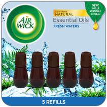 Recarga Air Wick Essential Mist em águas frescas, pacote com 5 Recarga Air Wick Essential Mist em águas frescas, pacote com 5