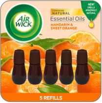 Recarga Air Wick Essential Mist, tangerina e laranja doce, 5x